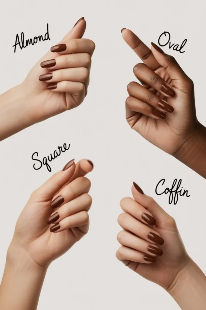 40 Stunning Earthy Brown Manicure Ideas That Define 2025's Warmest Nail Trend 4 Earthy Brown Manicure Ideas