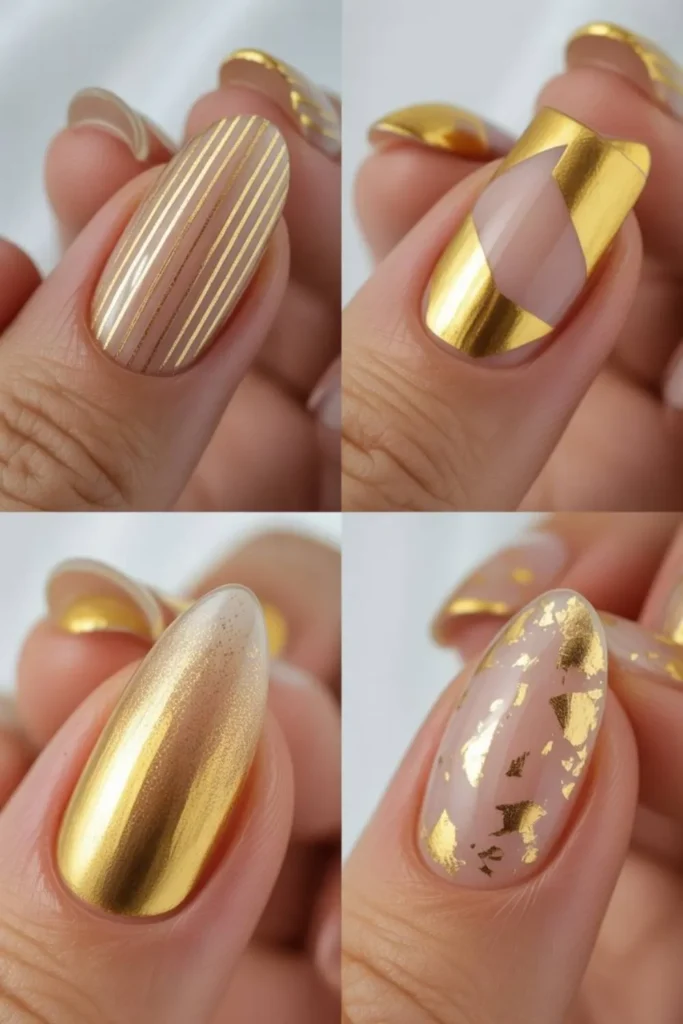Gold Foil Accent Nails: The Ultimate Guide to Creating Luxurious Manicure Designs in 2025 5 Gold Foil Accent Nails