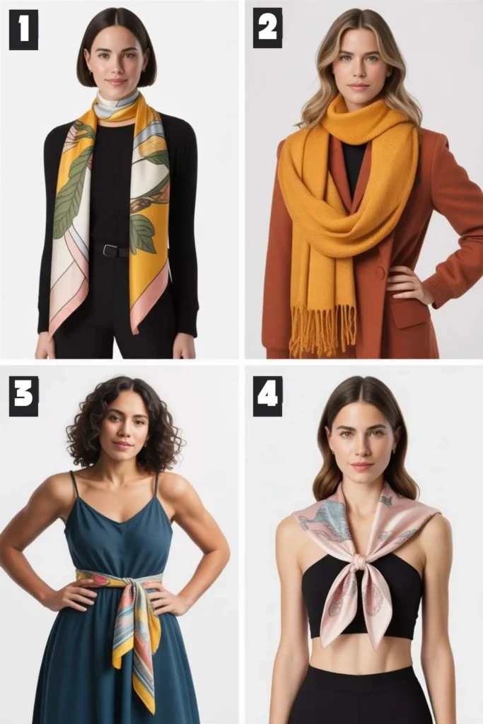 How to Master the Statement Scarf Outfit Look: 2025's Most Versatile Fashion Trend 5 Statement Scarf Outfit Look