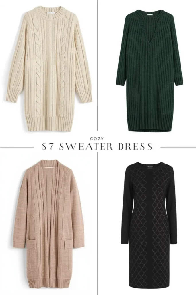 Cozy Sweater Dress Outfit Ideas: The Ultimate 2025 Comfort Style Guide 4 Cozy Sweater Dress Outfit