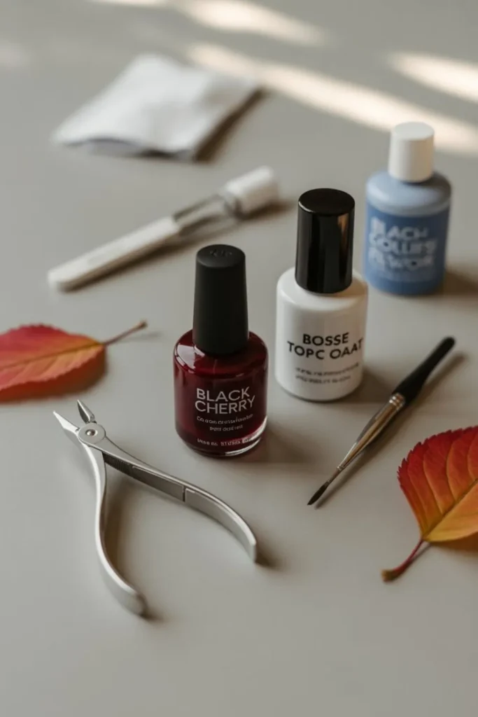 Black Cherry Fall Nails: 2025's Most Sophisticated Dark Manicure Trend 4 Black Cherry Fall Nails