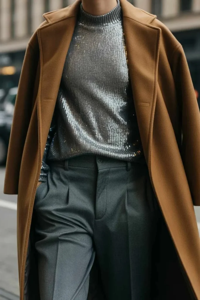 Glitter Accents Fall Outfit: 30+ Sparkling Ways to Shine This Autumn 2025 2 Glitter Accents Fall Outfit