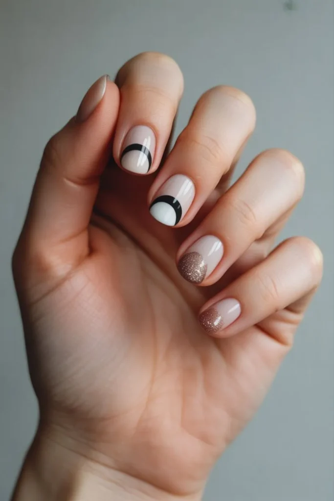 Half Moon Nails Neutral Base: The Ultimate Guide to 2025's Most Elegant Vintage-Inspired Manicure 5 Half Moon Nails Neutral Base