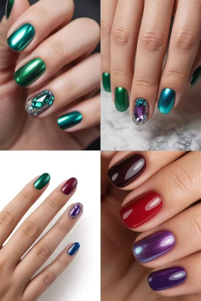 Jewel Tone Nails Fall 2025: The Ultimate Guide to This Season's Most Coveted Manicure Trend 3 Jewel Tone Nails Fall 2025