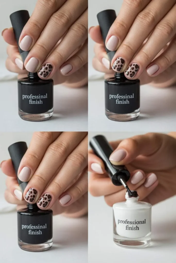 50 Stunning Autumn Animal Print Nails That Define Fall 2025's Wildest Trend 3 Autumn Animal Print Nails