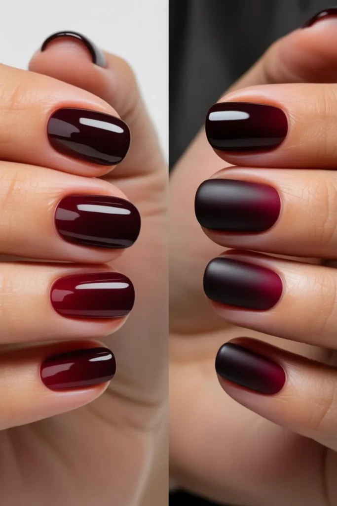 Burgundy Ombre Nails: The Ultimate Guide to 2025's Hottest Gradient Manicure Trend 4 Burgundy Ombre Nails
