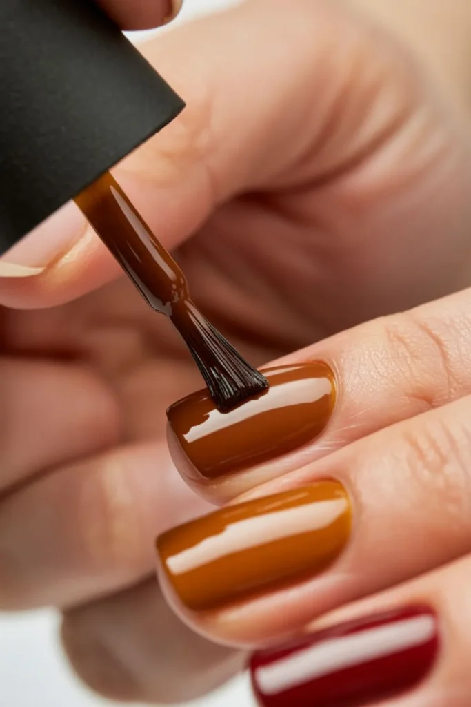 40 Stunning Earthy Brown Manicure Ideas That Define 2025's Warmest Nail Trend 5 Earthy Brown Manicure Ideas