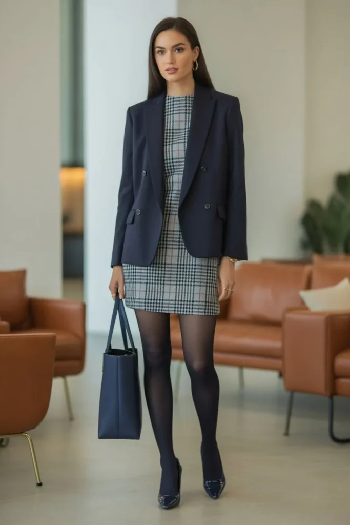 Plaid Mini Dress Outfit Ideas: 25+ Chic Ways to Style Your Fall Favorite 4 Plaid Mini Dress Outfit