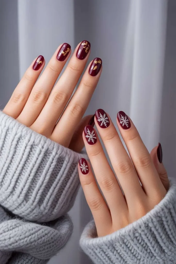Burgundy Nails Design: 50+ Stunning Ideas That Are Dominating 2025 4 Burgundy Nails Design