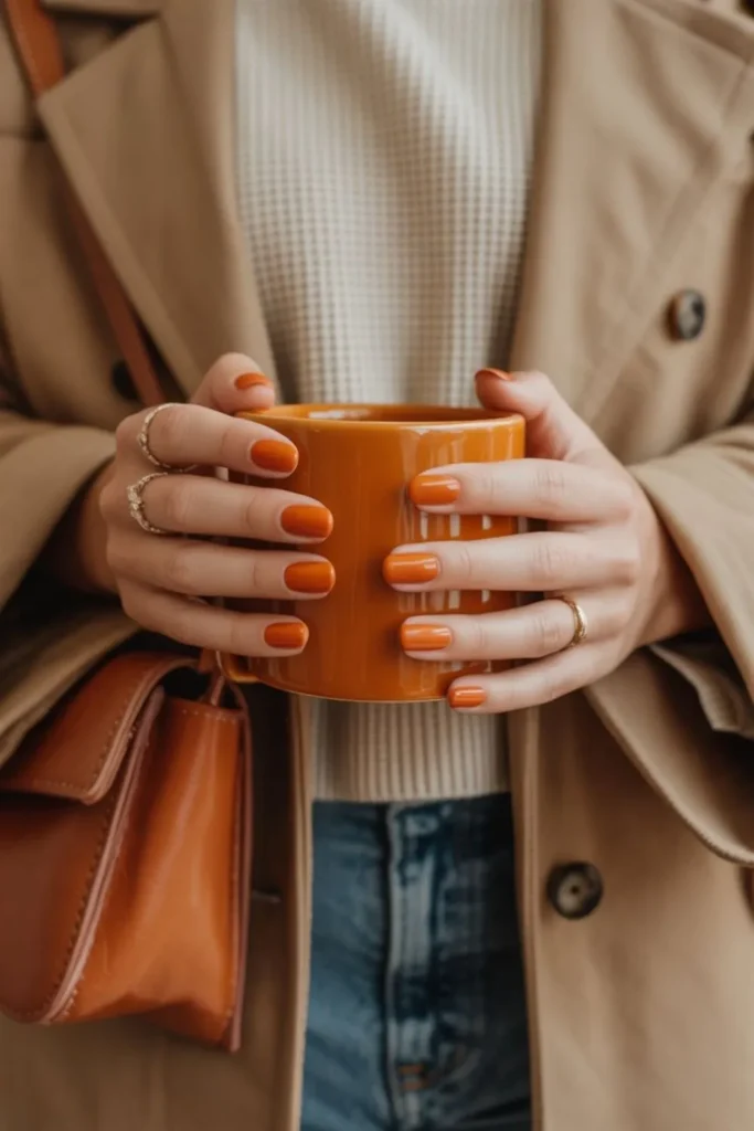 Pumpkin Orange Fall Nails: Your Complete Guide to 2025's Coziest Autumn Manicure Trend 5 Pumpkin Orange Fall Nails