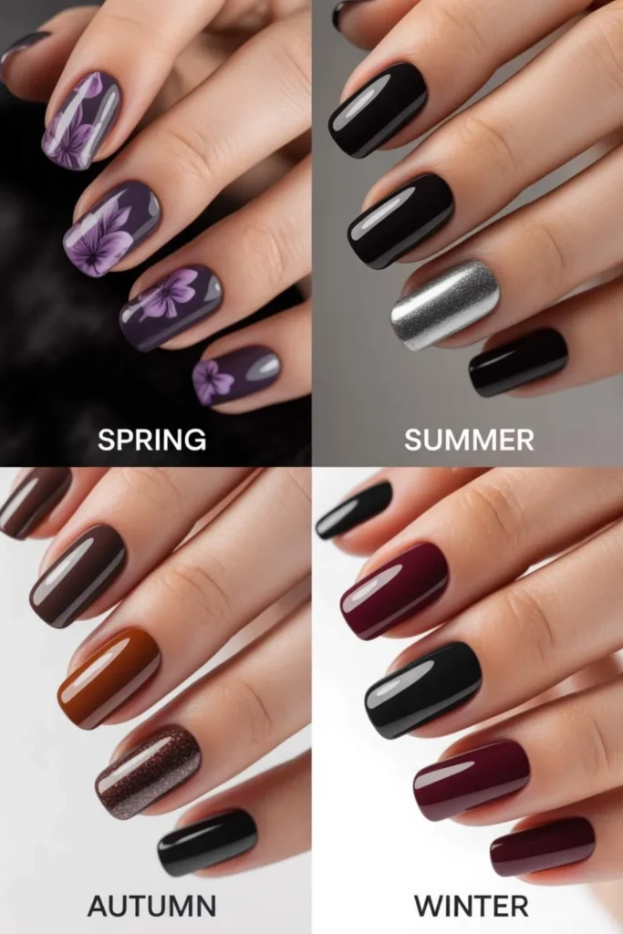 Moody Gothic Nail Shades: Unleash Your Dark Beauty with Dramatic Colors 6 Moody Gothic Nail Shades