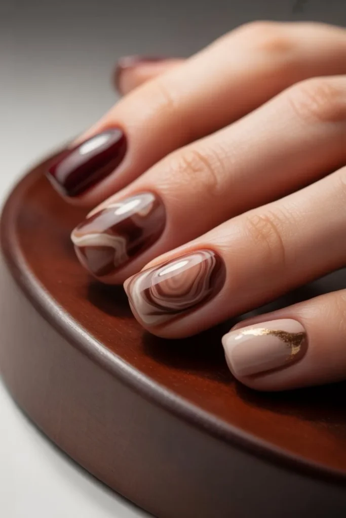 Sepia Nails Autumn: The Ultimate Guide to 2025's Hottest Earth-Tone Manicure Trend 5 Sepia Nails Autumn