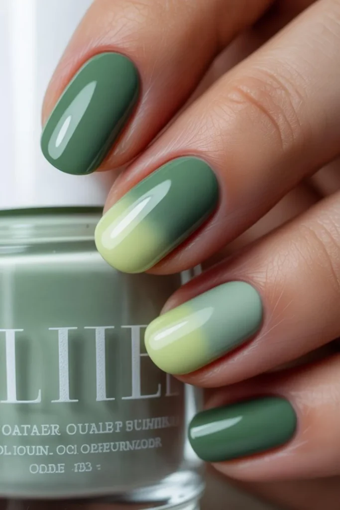 75+ Stunning Sage Green Nails Ideas That'll Transform Your Manicure Game 3 Sage Green Nails Ideas