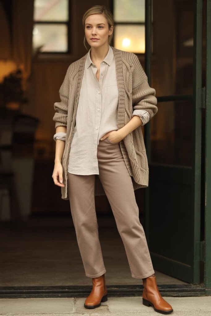 Neutral Outfit Ideas for Autumn: 50+ Effortless Looks That Define 2025 Style 4 Neutral Outfit Ideas for Autumn