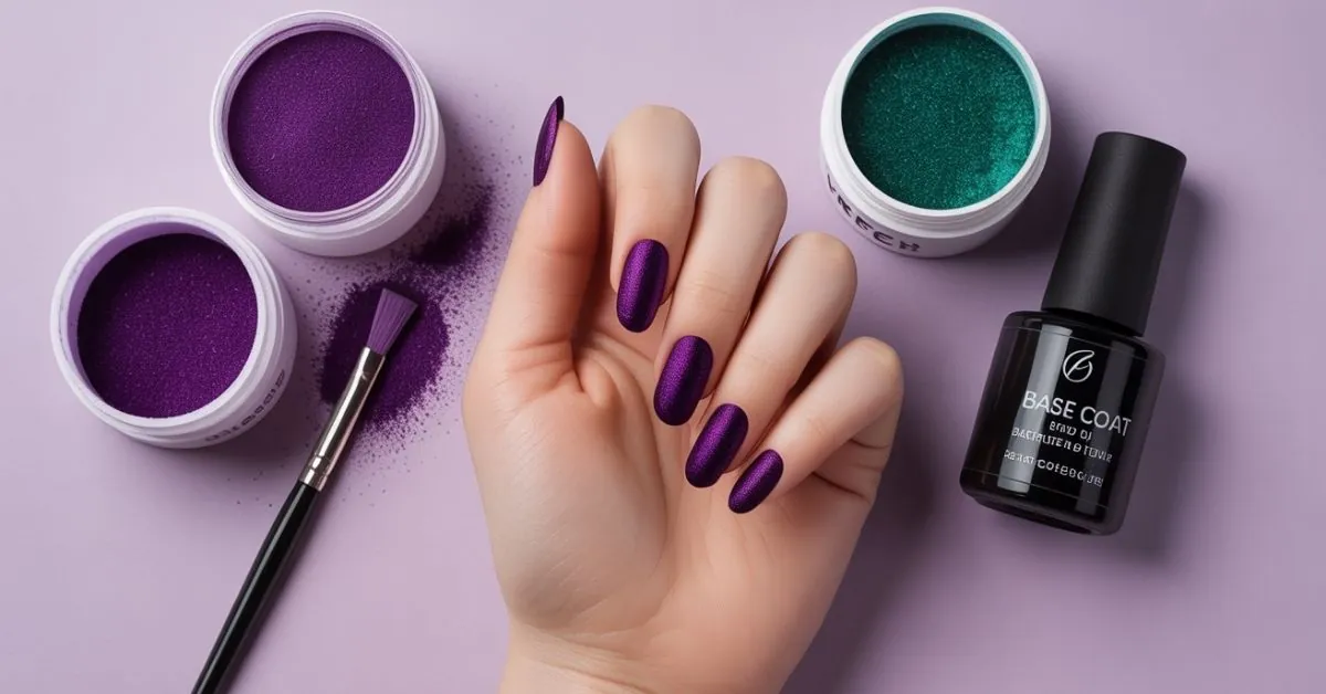 Velvet Nails Design