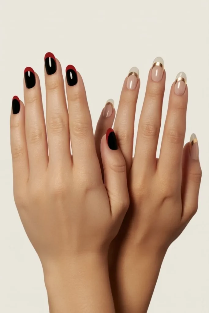 Half Moon Nails Neutral Base: The Ultimate Guide to 2025's Most Elegant Vintage-Inspired Manicure 2 Half Moon Nails Neutral Base