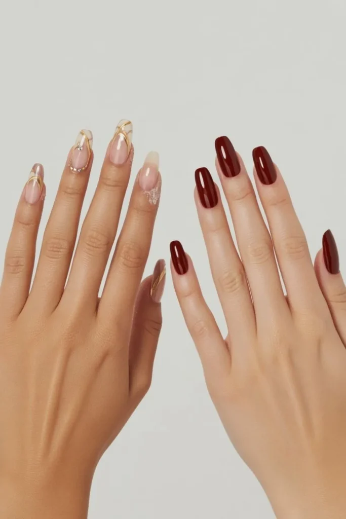 Short Square Fall Nails: The Ultimate Guide to 2025's Most Sophisticated Autumn Manicure Trend 2 Short Square Fall Nails