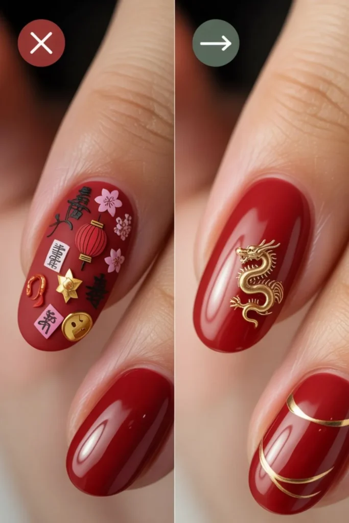 Lunar New Year Nails: Complete Guide to Festive Nail Designs for 2026 3 Lunar New Year Nails