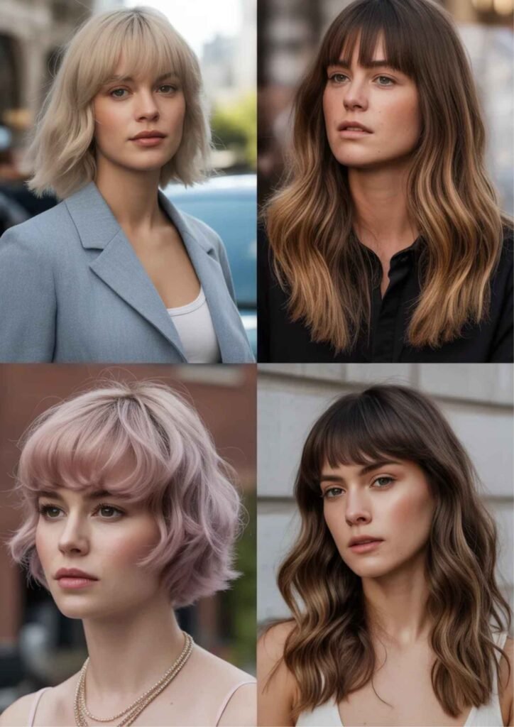 33 Haircuts With Bangs Ideas 2026 Trendy Styles, Modern Cuts & Styling Inspiration 2 Latest Trends in Haircuts With Bangs Ideas 2026